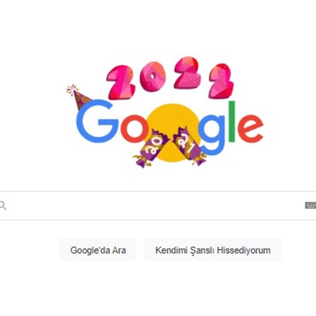Google'dan 2022 yılbaşına özel Doodle