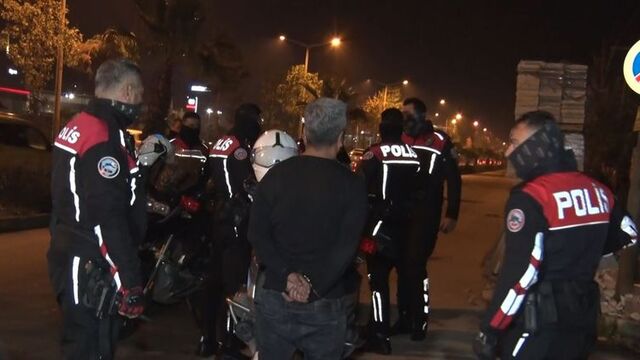 Polisin 'dur' ihtarına uymayan sürücü yakalandı
