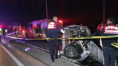 Aydın'da katliam gibi kaza! 2 ölü, 3 ağır yaralı