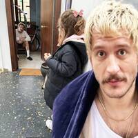 Baba-kızın duygulandıran buluşması