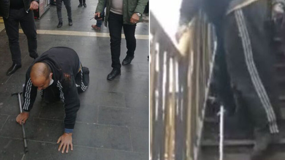 O anlar kamerada! Bir anda iyileşti!
