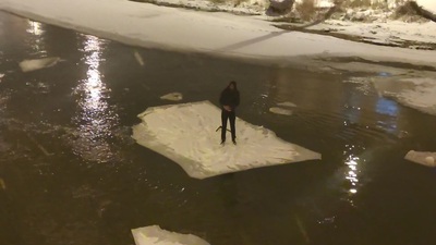 Çoruh Nehri'nde şaşırtan görüntü!