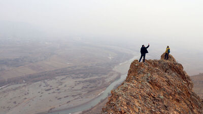 Akbabaların zirvesine fotosafari
