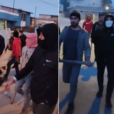 Kesici aletlerle yürüyen yabancılar için karar!