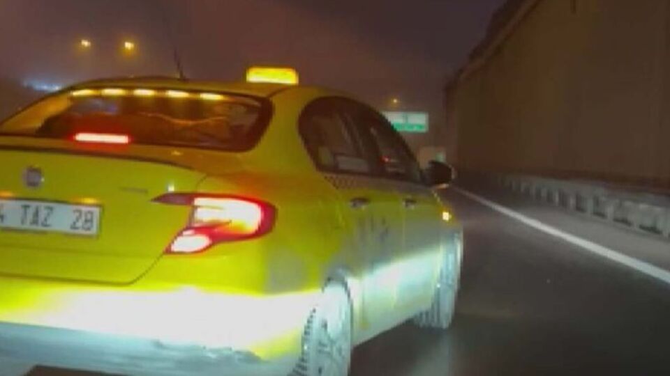 TEM'de beyzbol sopalı taksici dehşeti!