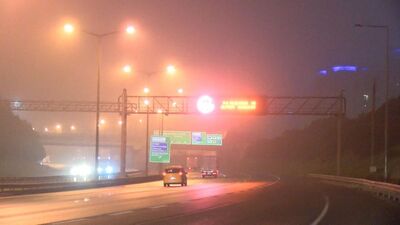 İstanbul güne sisle uyandı