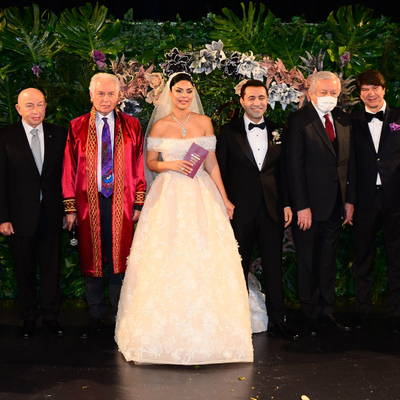 İş ve sanat dünyasını buluşturan düğün