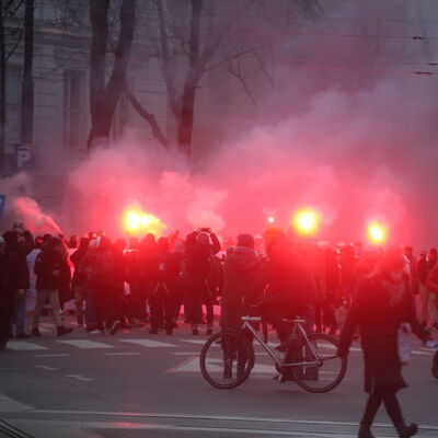 Avrupa'da salgın önlemlerine karşı protesto!