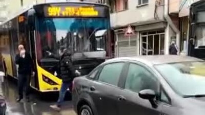 İETT şoförüne maganda dehşeti!