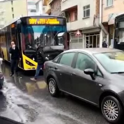 İETT şoförüne maganda dehşeti!