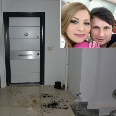 5 ay önce boşanmıştı! Eski koca yanıcı maddeyle geldi!