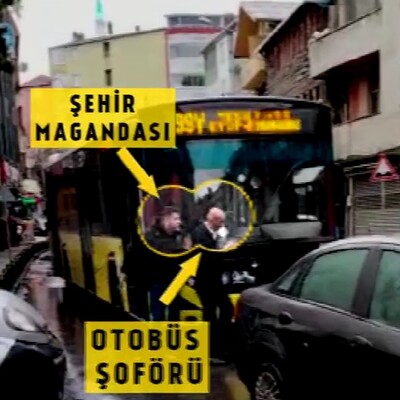 İETT şoförüne silah çekti, yumrukladı, tehdit etti