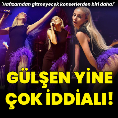 "Hafızamdan gitmeyecek konserlerden biri daha!"