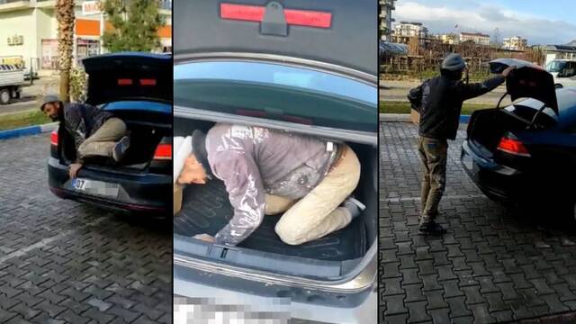 Vicdanlar sızladı! 'Kirli' diye bagajda taşıdı