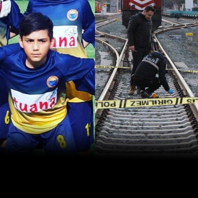 Tren raylarına düşen futbolcu ayağını kaybetti