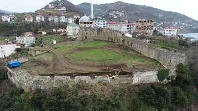 Kale kazısında heyecanlandıran keşif