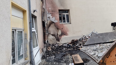 Almanya'da bir camide kundaklama şüphesi