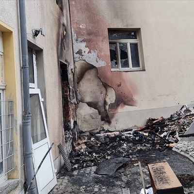 Almanya'da bir camide kundaklama şüphesi