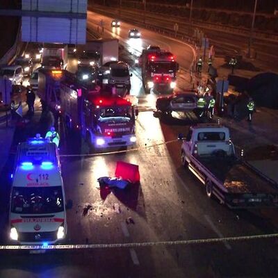 Kaza yaptı! Çekici bekliyordu! Dehşet!