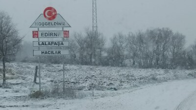 Beklenen kar yağışı yurda giriş yaptı!