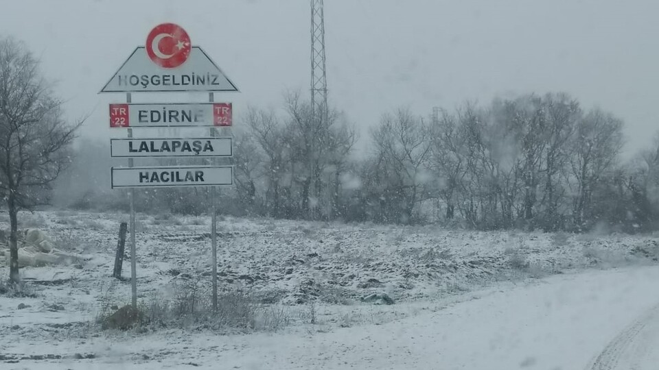 Beklenen kar yağışı yurda giriş yaptı!