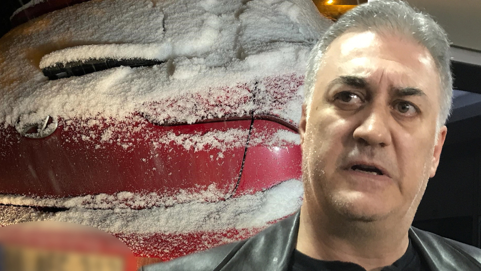 Kaza yaptı: Kardan ben de nasibimi aldım!