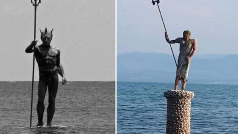Sosyal medyanın son hedefi 'Poseidon heykeli'