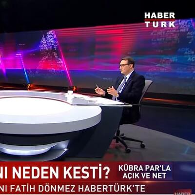 Bakan Fatih Dönmez Habertürk TV'de konuştu