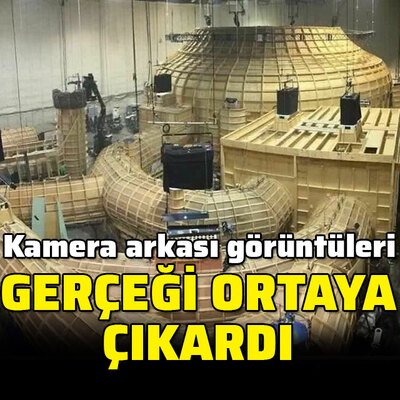 Kamera arkası görüntüleri gerçeği ortaya çıkardı