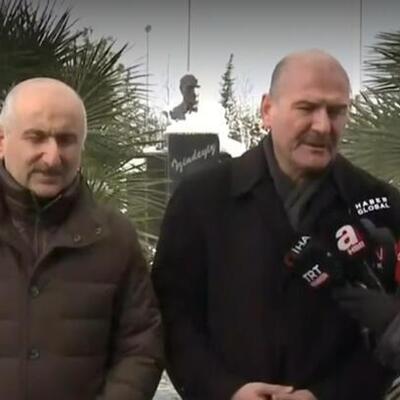 2 bakandan İstanbul'da karla mücadele hakkında önemli açıklama