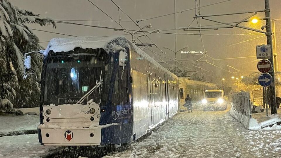 Kabataş-Bağcılar tramvay seferleri yeniden başladı