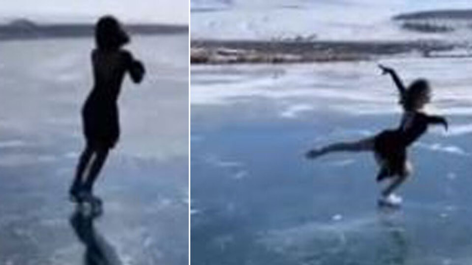 Sosyal medyayı salladı! Çıldır'da paten şov!