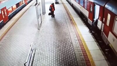 Trene binmeye çalışırken düşen kadına para cezası