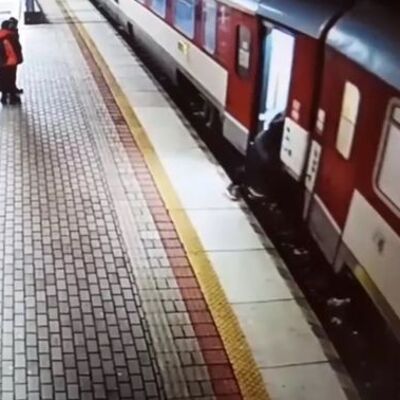 Trene binmeye çalışırken düşen kadına para cezası