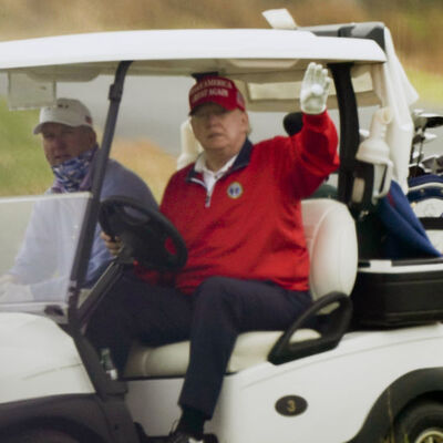 Trump golf oynarken kendini 47. ABD Başkanı ilan etti