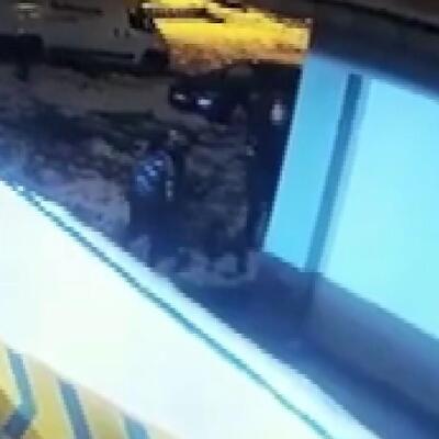 Ümraniye'de sokak ortasında dehşet anları!