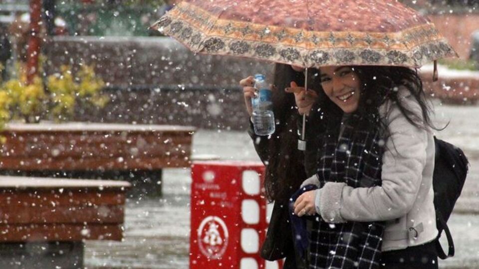 Meteoroloji'den haritalı uyarı! Sağanak ve kar!