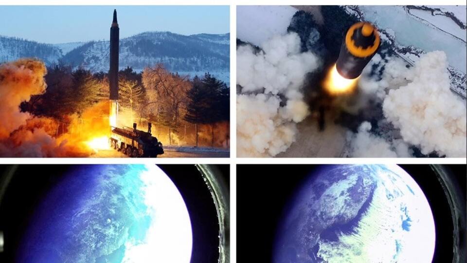 Kuzey Kore 'füze denemesi' fotoğrafları paylaştı!