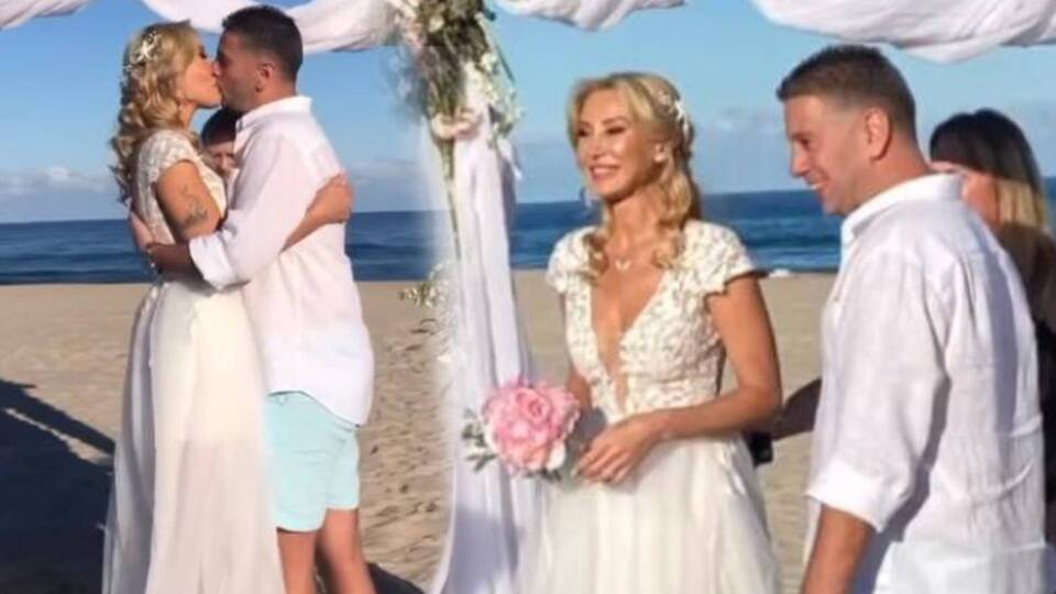 Sessiz sedasız Miami'de evlendi!