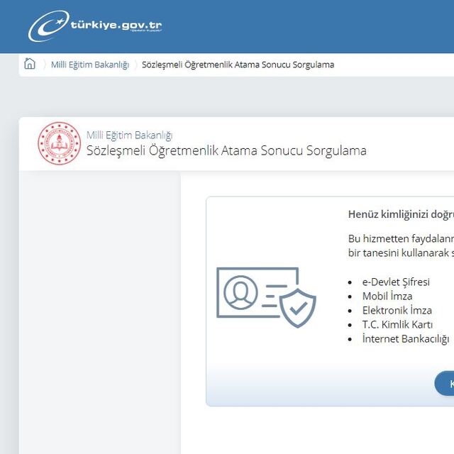 Sözleşmeli öğretmenlik sonuçları
