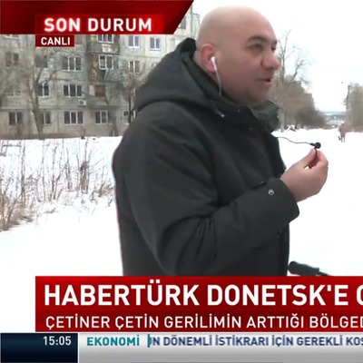 Habertürk ekibi Rusya-Ukrayna sınırında!