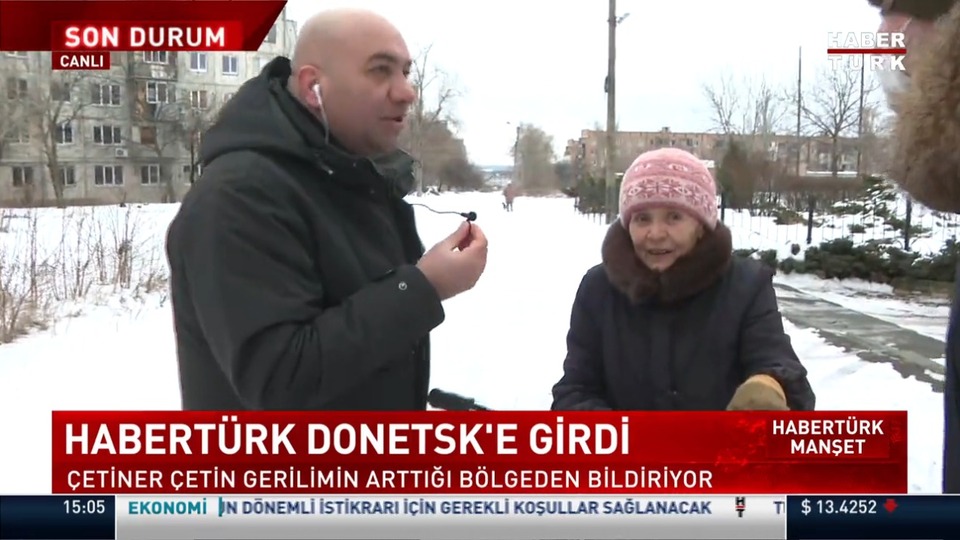 Habertürk ekibi Rusya-Ukrayna sınırında!