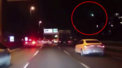 İstanbul semalarında çarpıcı görüntü