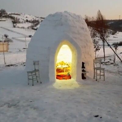 Burası Alaska değil! İçinde sıra gecesi yapıyor