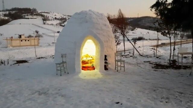 Burası Alaska değil! İçinde sıra gecesi yapıyor