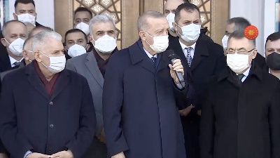 Cumhurbaşkanı Erdoğan Prof. Osman Öztürk Camii'ni açtı