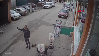 Pitbull'u sokak köpeğine saldırtıp selfie çekti!