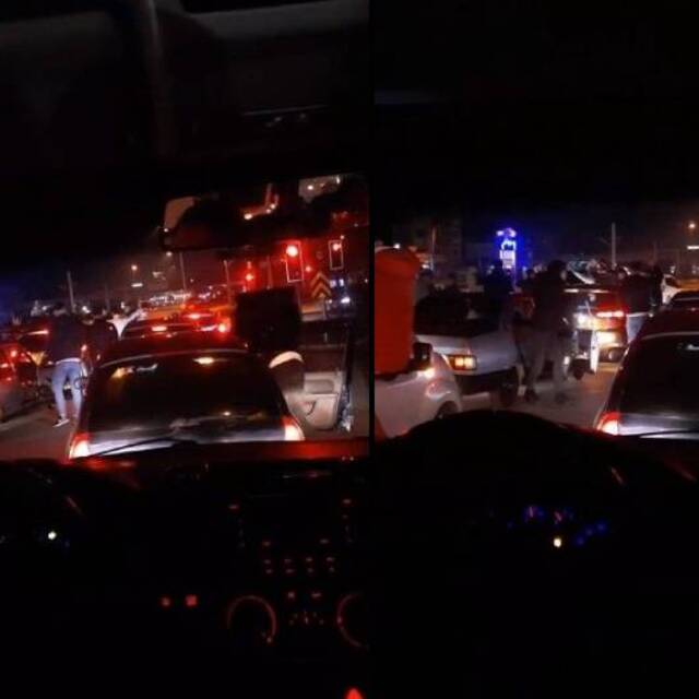 Magandalar yine yol kapattı!