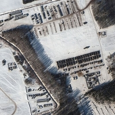 Rusya'nın Ukrayna sınırına yaptığı askeri yığınak!