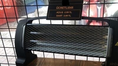 Kafeler ısıtıcılardan ücret almaya başladı